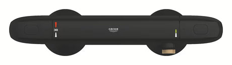 Termostatická nástěnná sprchová baterie Grohe Grohtherm 1000 v matné černé barvě