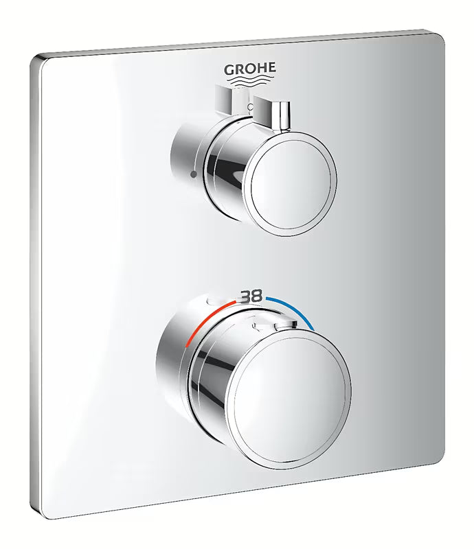 Grohe Grohtherm podomítková termostatická sprchová baterie v chromovém provedení