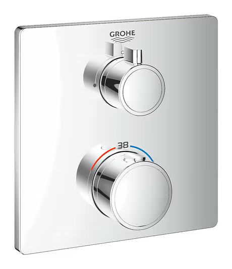 Grohe Grohtherm podomítková termostatická sprchová baterie v chromovém provedení