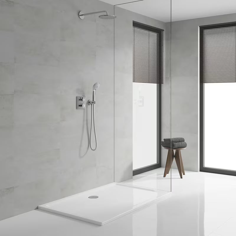 Podomítkový sprchový set Grohe Grohtherm Perfect v chromu s hlavovou sprchou 210 mm a ruční sprchou