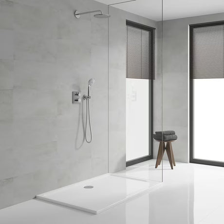 Podomítkový sprchový set Grohe Grohtherm Perfect v chromu s hlavovou sprchou 210 mm a ruční sprchou