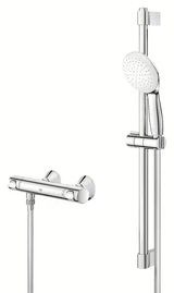 Grohe Grohtherm 500 termostatická sprchová baterie v chromu se sprchovou soupravou s tyčí