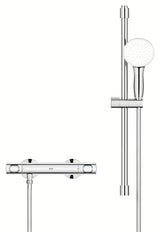 Grohe Grohtherm 500 termostatická sprchová baterie v chromu se sprchovou soupravou s tyčí