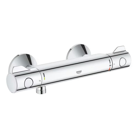 Chromová termostatická sprchová baterie Grohe Grohtherm 800 pro nástěnnou montáž.