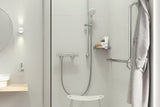 Chromová termostatická sprchová baterie Grohe Grohtherm 800 pro nástěnnou montáž.
