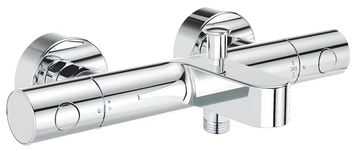Chromová termostatická nástěnná vanová baterie Grohe Grohtherm 800 Cosmopolitan