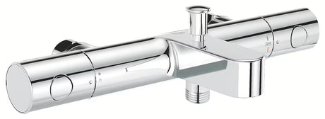 Chromová termostatická nástěnná vanová baterie Grohe Grohtherm 800 Cosmopolitan pro vanu a sprchu