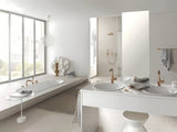 Podomítková termostatická sprchová baterie Grohe Grohtherm SmartControl ve variantě warm sunset s ovládáním SmartControl