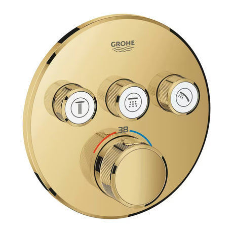 Podomítková termostatická sprchová baterie Grohe Grohtherm Smartcontrol v provedení Cool Sunrise