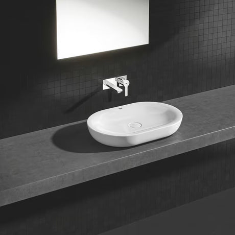Chromová podomítková umyvadlová baterie Grohe Lineare pro nástěnnou montáž s pákovým ovládáním