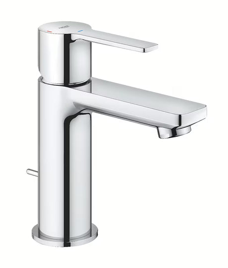 Chromová umyvadlová baterie Grohe Lineare s pákovým ovládáním a krátkou výpustí