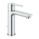 Chromová páková umyvadlová baterie Grohe Lineare se standardní výpustí