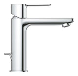Chromová páková umyvadlová baterie Grohe Lineare se standardní výpustí