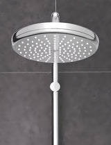 Chromová hlavová sprcha Grohe New Tempesta 210 s proudem Rain a technologiemi DreamSpray a SpeedClean.