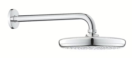 Chromová hlavová sprcha Grohe Tempesta 210 s nástěnným sprchovým ramenem a proudem Rain