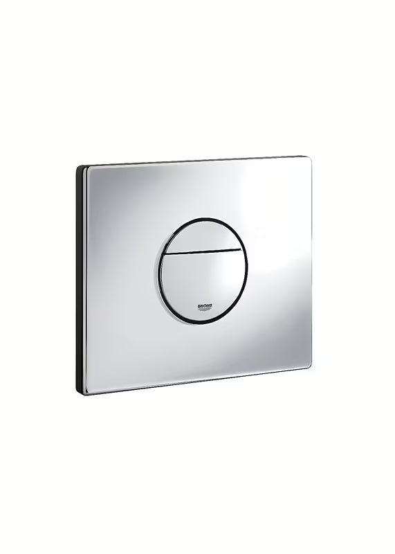 Chromové splachovací tlačítko Grohe Nova Cosmopolitan s DualFlush a funkcí start/stop