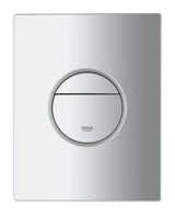 Chromové ovládací splachovací tlačítko Grohe Nova Cosmopolitan s duálním splachováním a funkcí start/stop