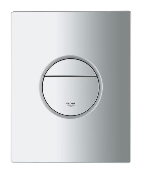 Chromové ovládací splachovací tlačítko Grohe Nova Cosmopolitan s duálním splachováním a funkcí start/stop