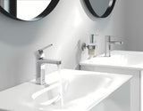 Chromová páková umyvadlová baterie Grohe Plus s výpustí a úsporným průtokem 5,7 l/min