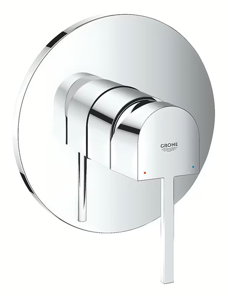 Podomítková páková sprchová baterie Grohe Plus v chromovém provedení s kovovou pákou