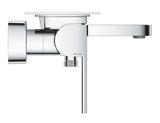 Nástěnná páková vanová baterie Grohe Plus v chromovém provedení s automatickým přepínáním vana sprcha.