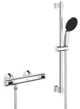 Grohe Precision Flow termostatická sprchová baterie v chromu se sprchovou soupravou a tyčí