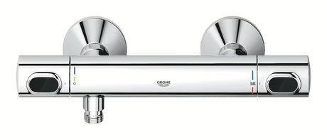 Grohe Precision Flow termostatická sprchová baterie v chromu se sprchovou soupravou a tyčí
