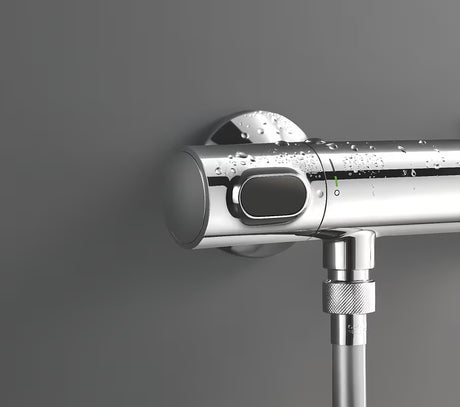Grohe Precision Flow termostatická sprchová baterie v chromu se sprchovou soupravou a tyčí