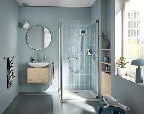 Grohe Precision Flow termostatická sprchová baterie v chromu se sprchovou soupravou a tyčí