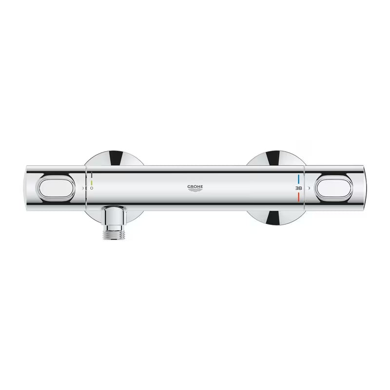 Termostatická nástěnná sprchová baterie Grohe Precision Flow v chromovém provedení se SafeStop a EcoJoy