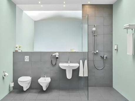 Chromová páková umyvadlová baterie Grohe BauEdge s vyskakovací výpustí