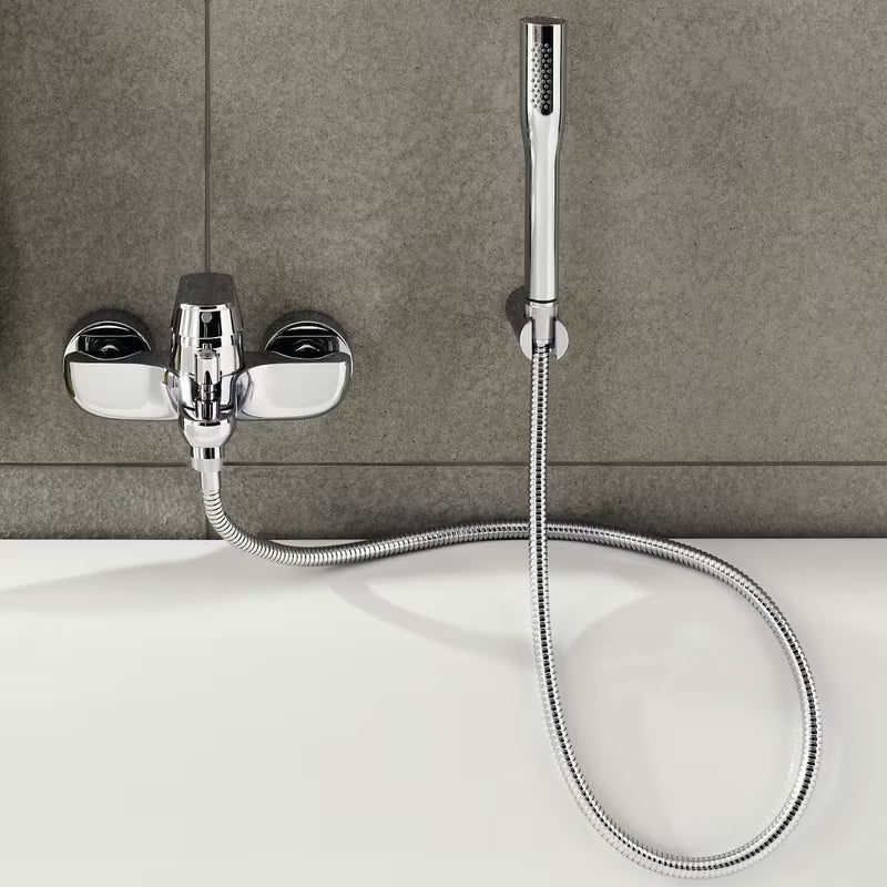 Pevný nástěnný držák sprchy Grohe Rainshower v chromu s rozetkou