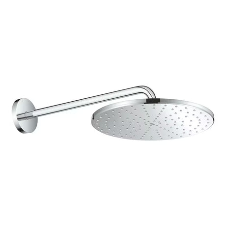 Grohe Rainshower Mono hlavová sprcha včetně sprchového ramena v chromovém provedení s průměrem 31 cm.
