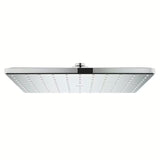 Chromová hlavová sprcha Grohe Rainshower 310 Mono Cube s hranatým tvarem a režimem PureRain.