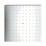 Chromová hlavová sprcha Grohe Rainshower 310 Mono Cube s hranatým tvarem a režimem PureRain.