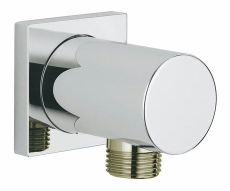 Grohe Rainshower neutral podomítkový vývod v chromu s hranatou rozetkou