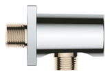 Grohe Rainshower neutral podomítkový vývod v chromu s hranatou rozetkou