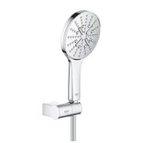 Chromový sprchový set Grohe Rainshower SmartActive 130 s ruční sprchou, držákem a hadicí 1500 mm