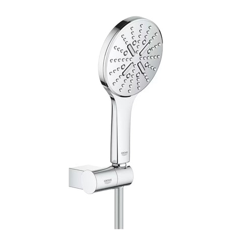Chromový sprchový set Grohe Rainshower SmartActive 130 s ruční sprchou, držákem a hadicí 1500 mm