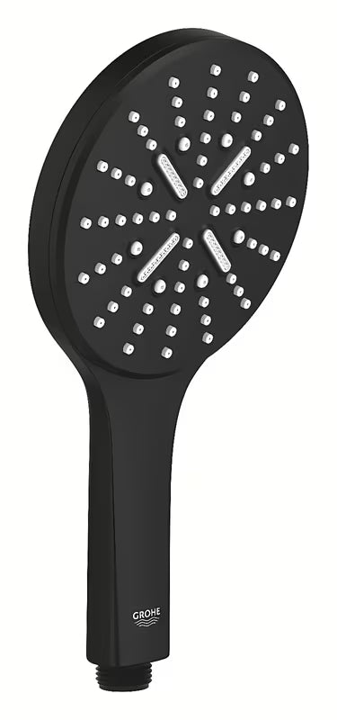 Ruční sprchová hlavice Grohe Rainshower Smartactive phantom black se 3 proudy a ovládáním SmartTip