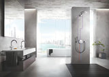 Chromová hlavová sprcha Grohe Rainshower SmartActive 310 se sprchovým ramenem pro nástěnnou instalaci