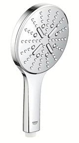Kromirana ročna prha Grohe Rainshower smartactive s 3 funkcijami in premerom 13