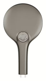 Ročna prha Grohe Rainshower 130 SmartActive v krtačeni površinski obdelavi Hard Graphite s tremi načini curka.