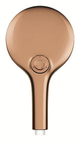 Ruční sprcha Grohe Rainshower 130 SmartActive v povrchové úpravě warm sunset se třemi režimy proudu.