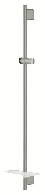 Sprchová tyč Grohe Rainshower SmartActive 900 mm s poličkou EasyReach v provedení supersteel