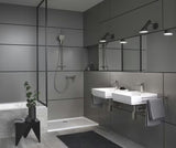 Sprchová tyč Grohe Rainshower SmartActive 900 mm s poličkou EasyReach v provedení supersteel