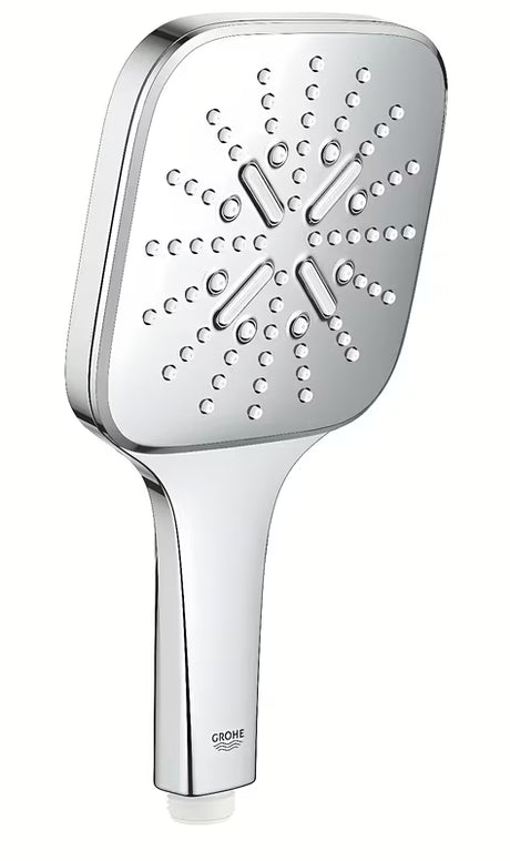 Chromová ruční sprcha Grohe Rainshower SmartActive Cube se třemi proudy a přepínáním SmartTip