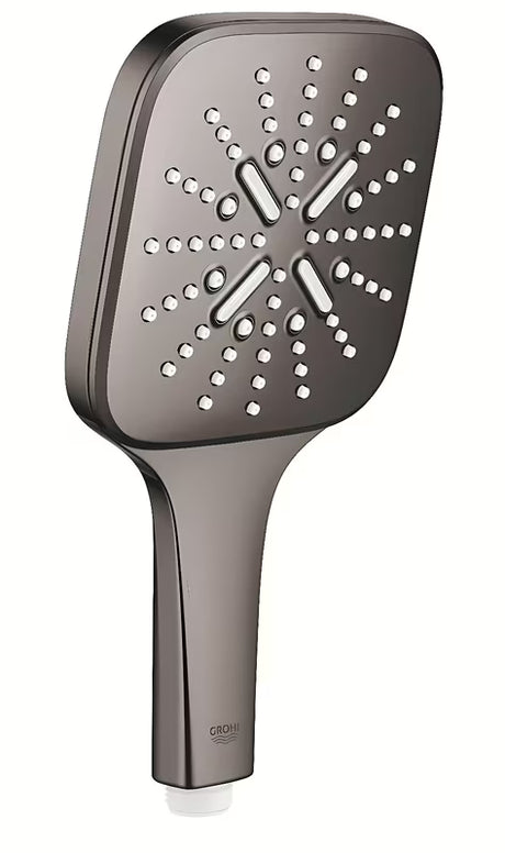 Ruční sprcha Grohe Rainshower 130 SmartActive Cube v povrchové úpravě hard graphite