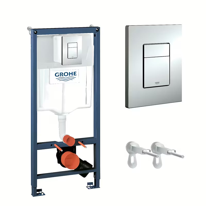 Grohe Rapid SL set 3 v 1 s podomítkovou nádržkou GD 2 a chromovým splachovacím tlačítkem Even