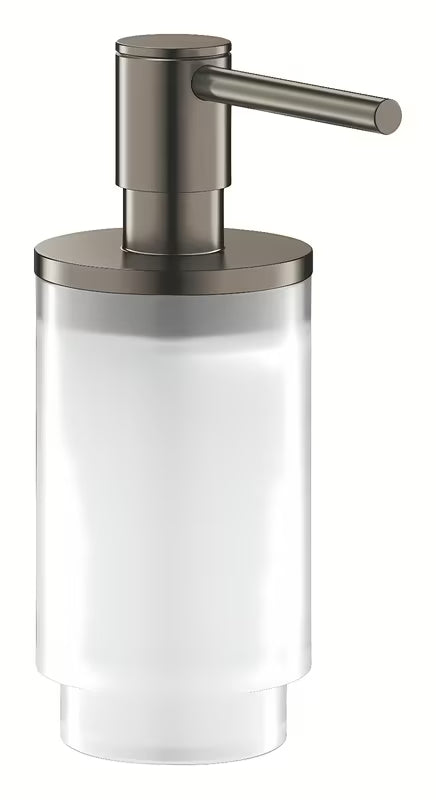 Dávkovač mýdla Grohe Selection v provedení Brushed Hard Graphite ze skla a kovu